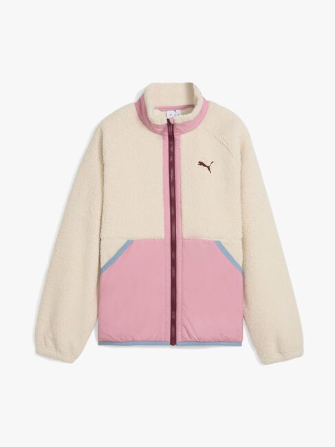 Puma Sherpa Hybrid Fleecejakke, Alpine Snow