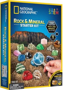 National Geographic Eksperimenteske Rock and Mineral Startsett