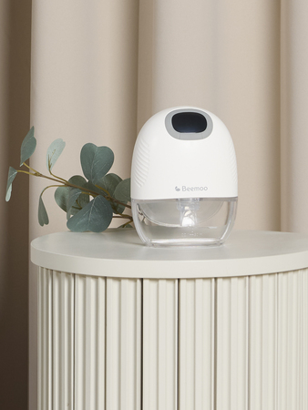 Beemoo CARE Wearable Slim Elektrisk Brystpumpe Singel, White