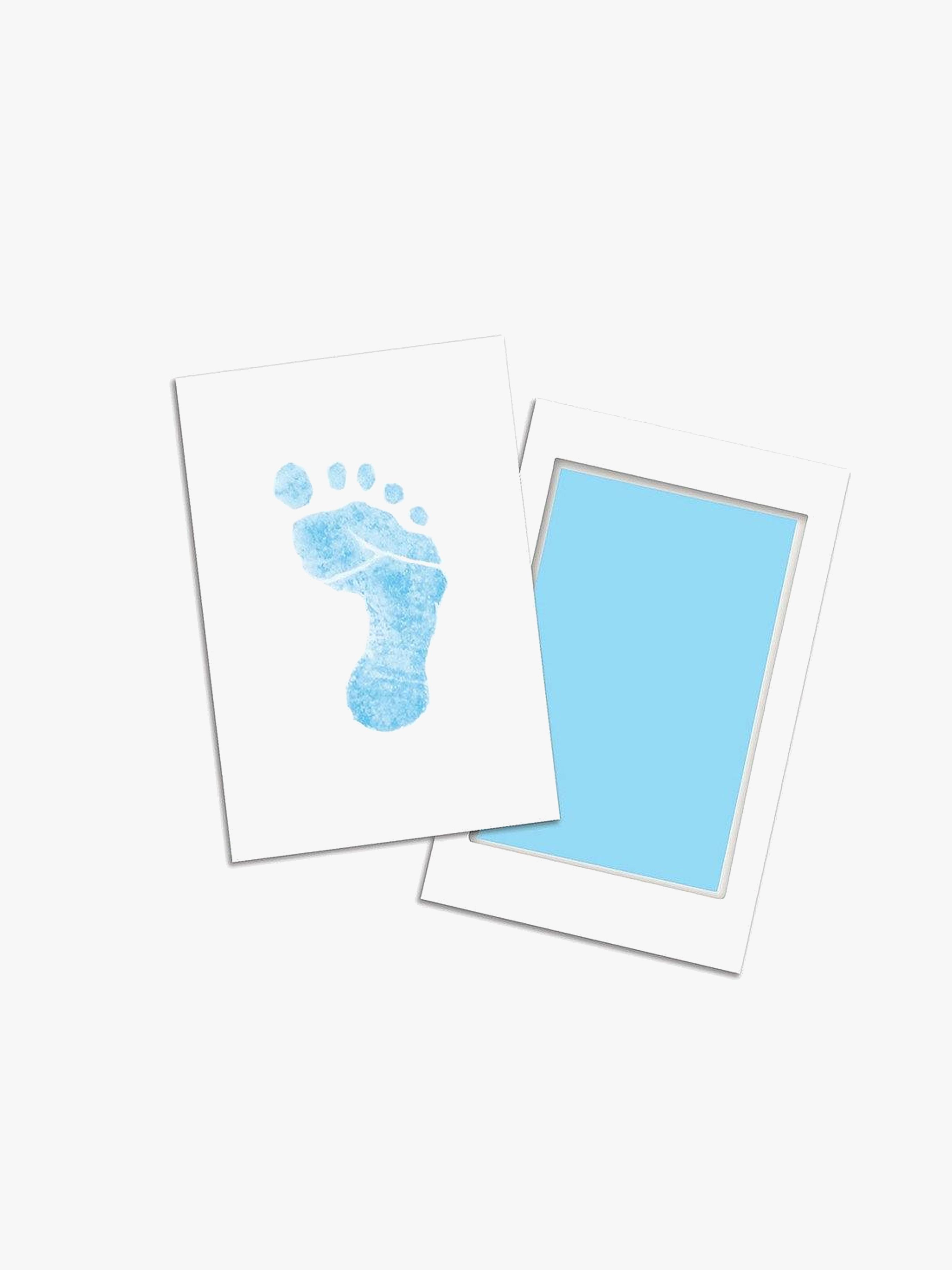 Pearhead Clean-Touch Fot- & Håndavtrykk, Blå - DIY & Hobbysett
