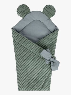 MeowBaby Aesthetic Svøpeteppe, Olive Green