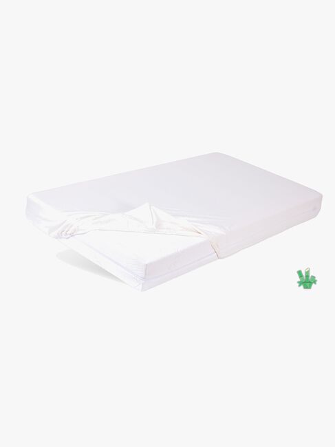 BabyMatex Bamboo Stretchlaken til Barneseng 70 x 140 cm, Hvit