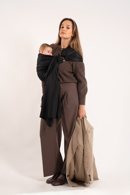 Love Radius No Knot Woven Ringsjal, Black