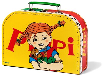 Pippi Langstrømpe Koffert 25 cm, Gul