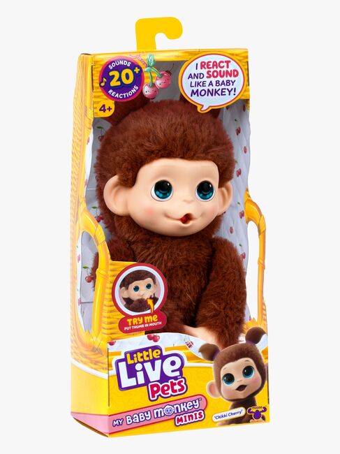 Little Live Pets  Interaktivt Kosedyr Mini Monkey Cherri