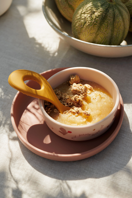 LIEWOOD Vivi  Mønstret Fôringssett Silikon, Butterfly/Apple blossom