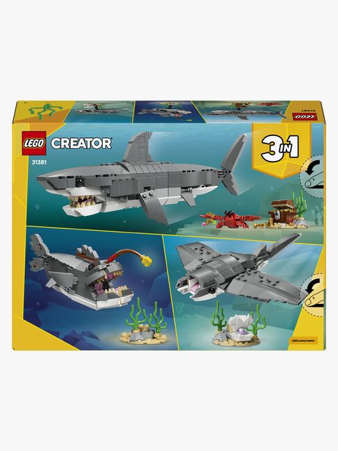 LEGO Creator 31381 Blodtørstig hai med skattkiste