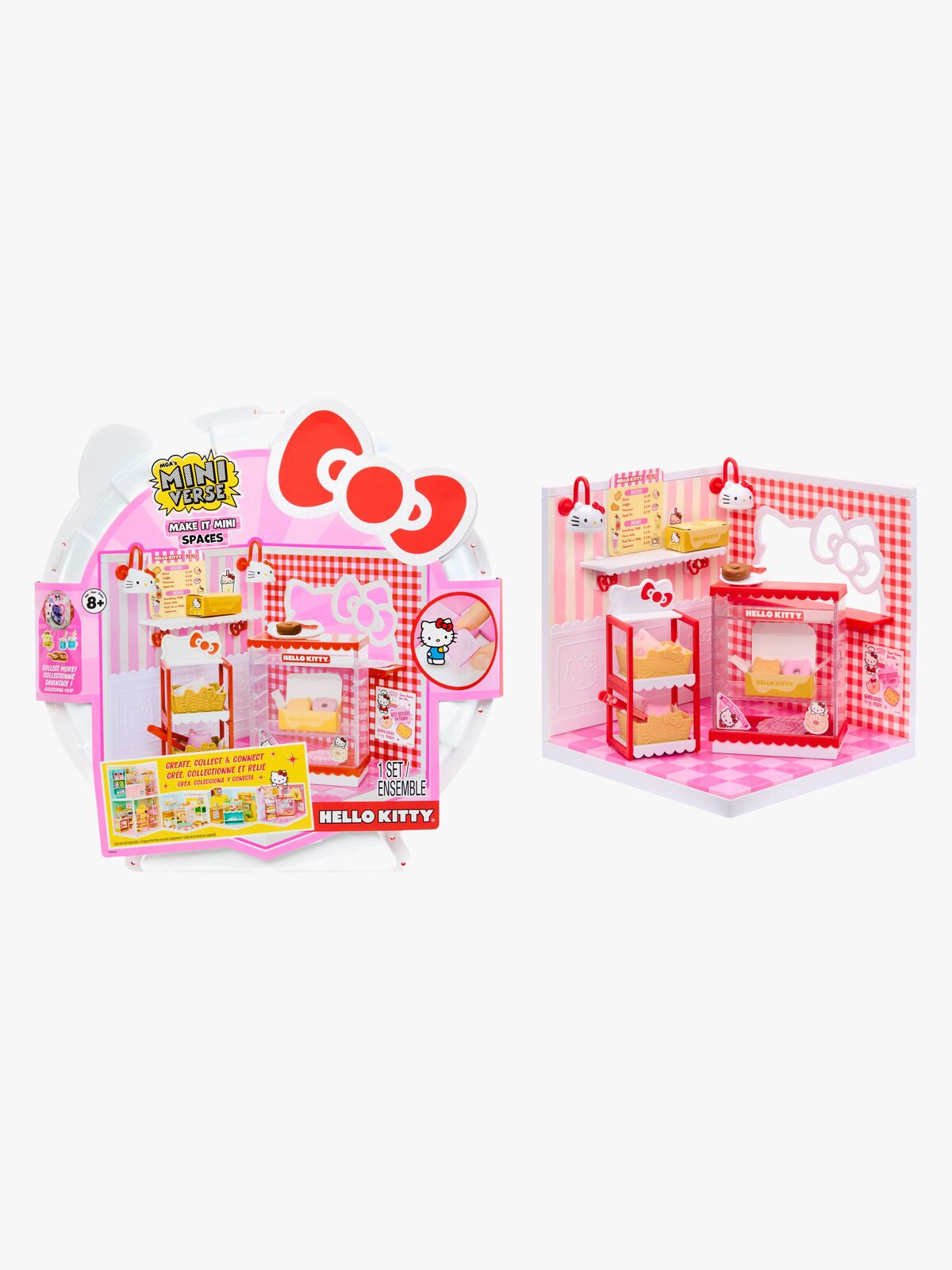 MGA's Miniverse Make It Mini Spaces Hello Kitty Lekesett