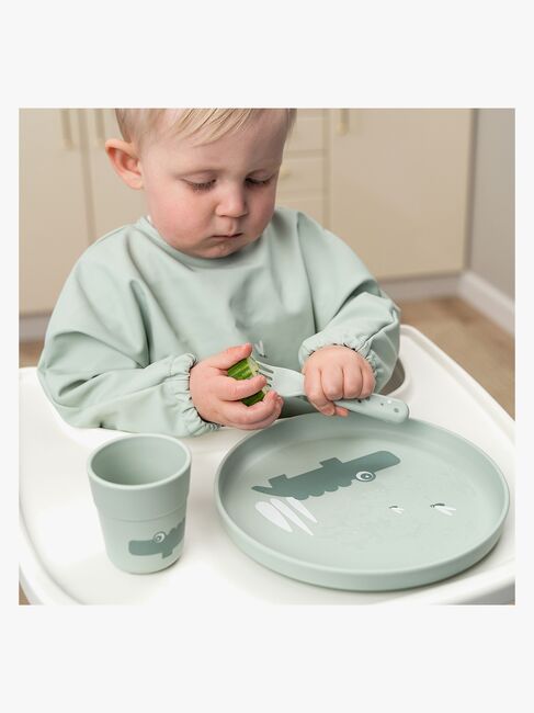 Done By Deer Foodie Tallerken Croco, Grønn