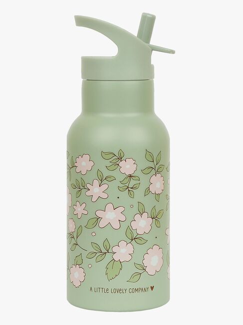 A Little Lovely Company Vannflaske Blomster Salvie 350 ml, Grønn