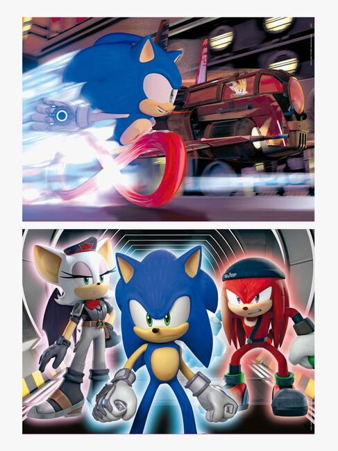 Educa Sonic Prime Puslespill Neon 2x100 Brikker