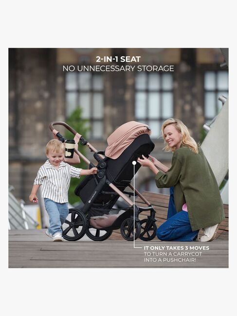 Kinderkraft MOOV 2 4-in-1 Duovogn, Pure Black