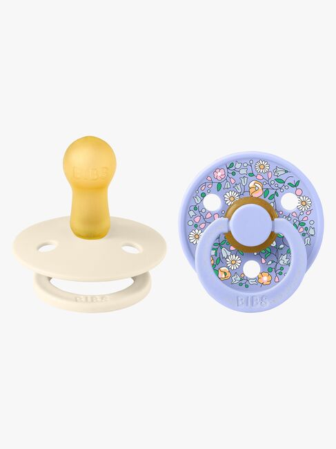 BIBS x Liberty Colour Chloe Meadow Smokk 2-Pakk Latex Str 2, Ivory Mix
