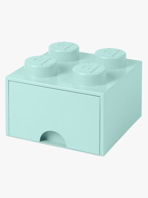 LEGO Oppbevaringsboks med Skuff 4, Turkis