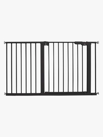 BabyDan Premier Sikkerhetsgrind + 8 Forlengelsesdeler 126-132,2 cm, Svart