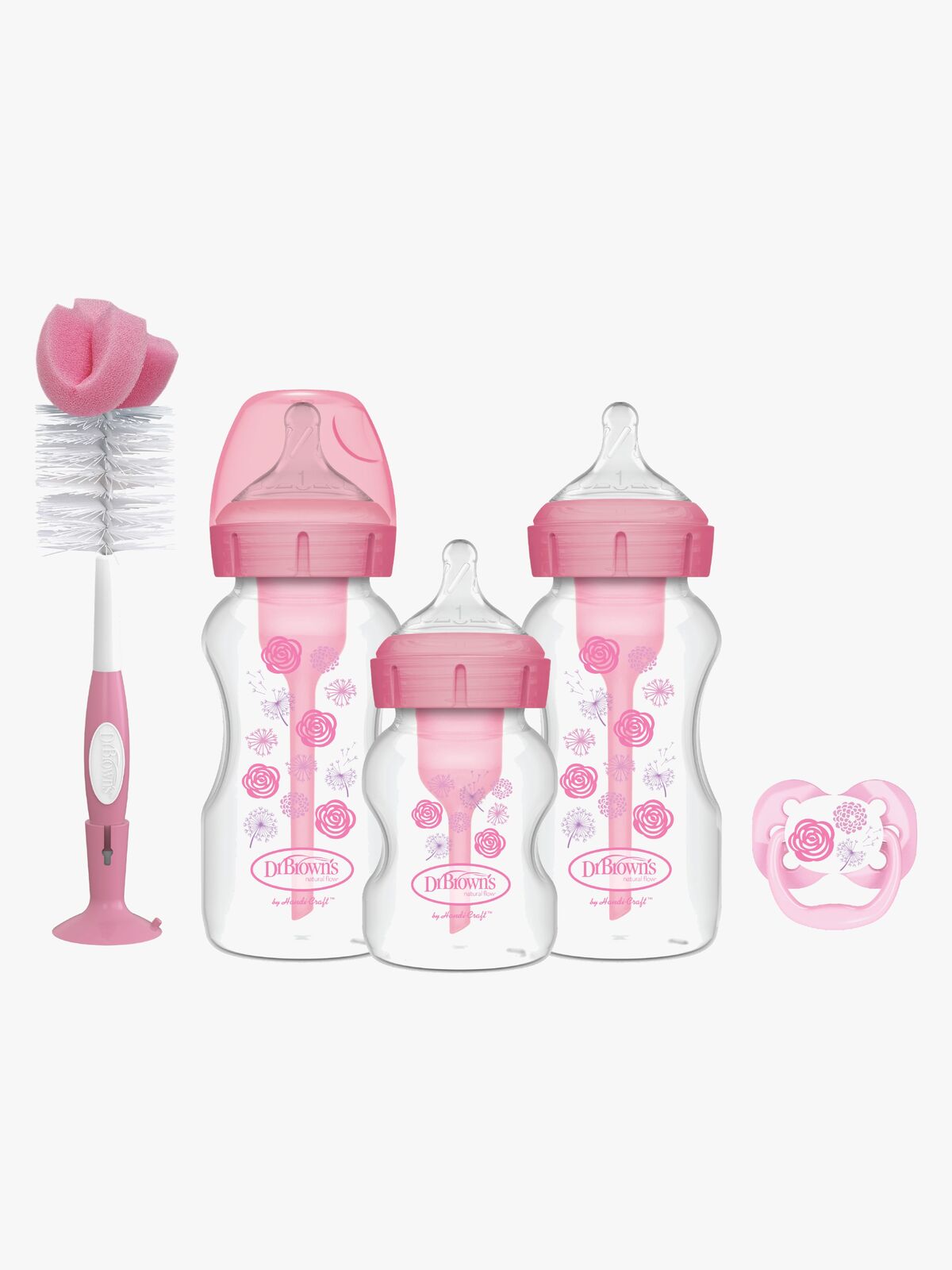 Dr. Brown's Wide Neck Options+ Gavesett, Rosa