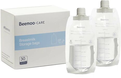 Beemoo CARE Brystmelkposer 180 Ml 30-pack