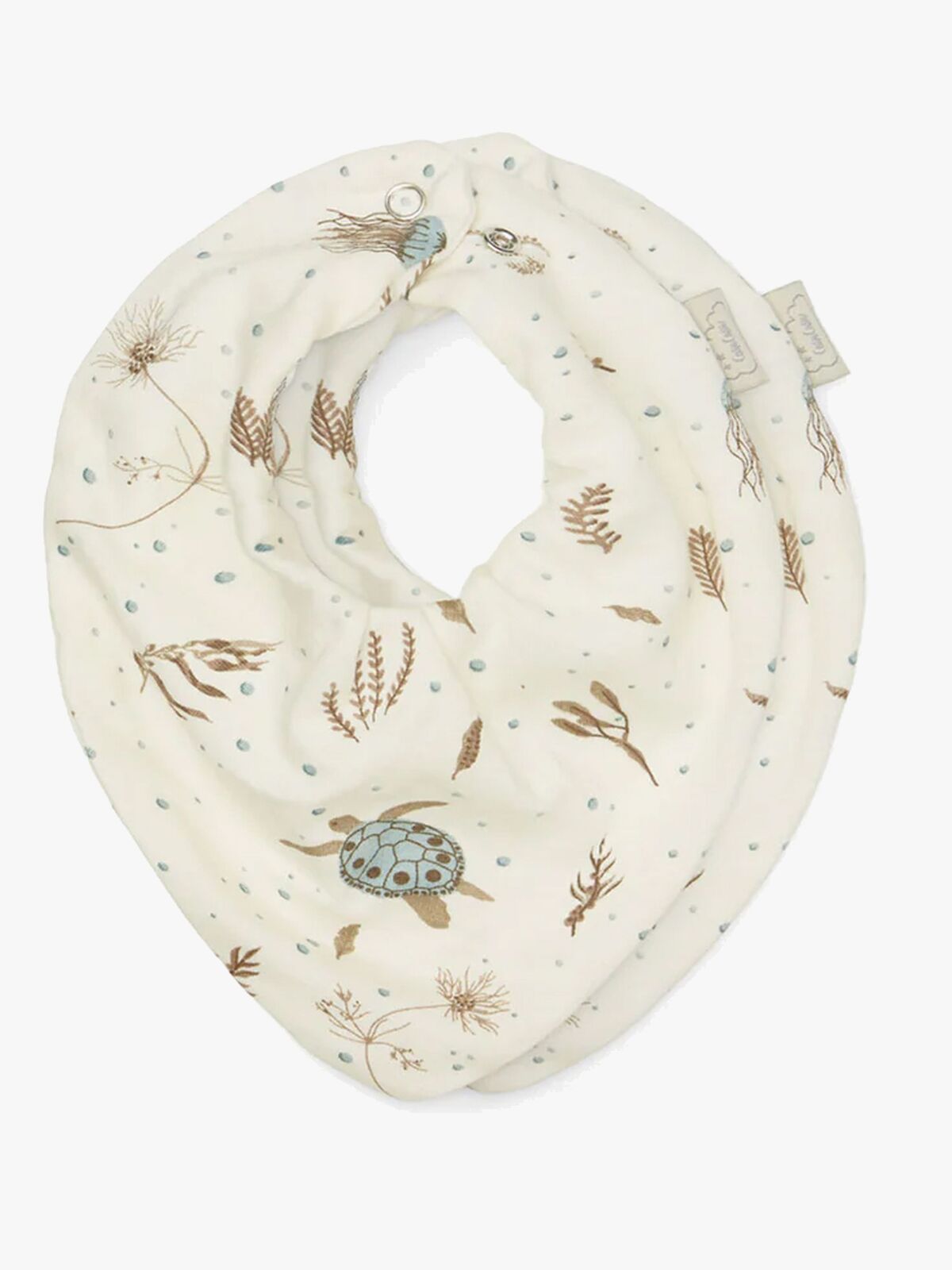 Cam Cam Copenhagen Bandana Jersey Tøysmekker 2-Pakk, Sea Garden