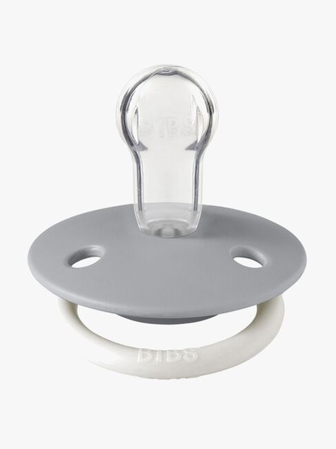 BIBS Smokk De Lux 2-pack Silicone, Sage Glow/Cloud Glow