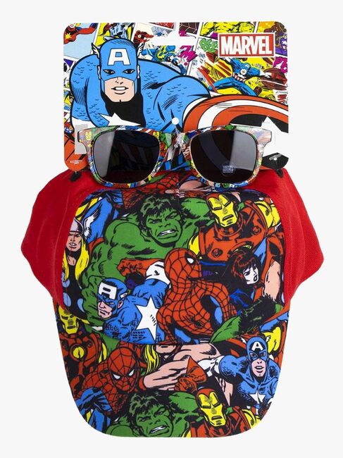 Marvel Avengers Kaps & Solbriller, Rød