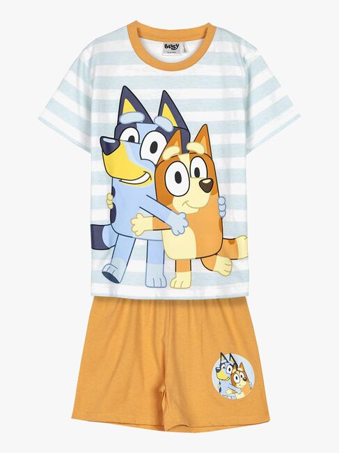 Bluey Pysjamas, Lyseblå/Oransje