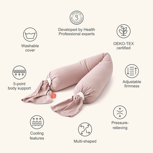 bbhugme Gravid- og Ammepute, Dusty Pink