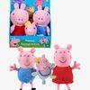 Peppa Gris Kosedyr 3-Pakk