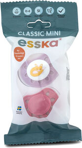 Esska Classic Mini Smokker Rev Silikon 2-pakning, Rosa