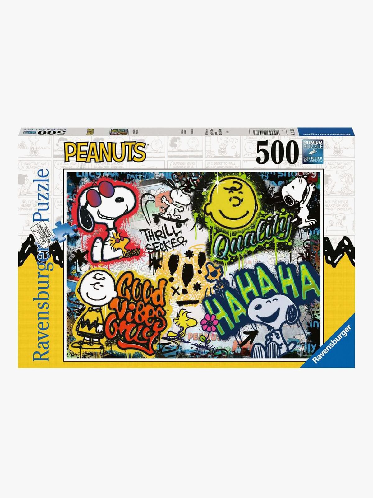 Ravensburger Puslespill Snoopy og Vennene Hans 500 Brikker