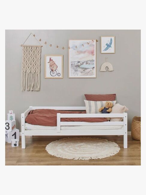 Hoppekids ECO Dream Juniorseng med Sengehest 70x160, Hvit