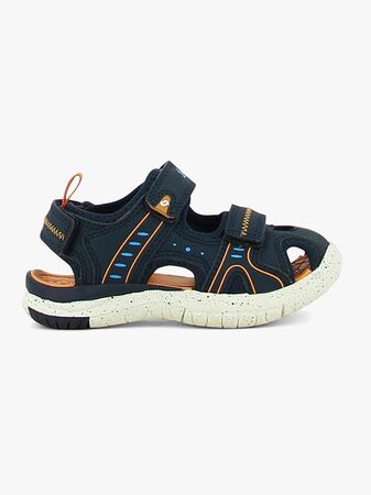 Leaf Ljungby Sandaler, Navy/Orange