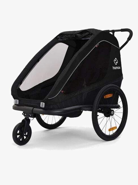 Hamax Traveller Sykkelvogn, Black/Black