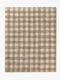 Lorena Canals Vaskbar Vichy Gulvteppe 150x180 cm, Marron