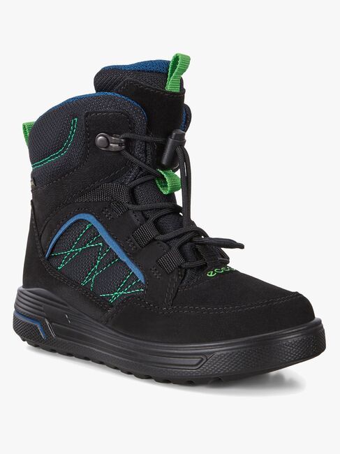 ECCO Urban Snowboarder Sko, Black/Poseidon