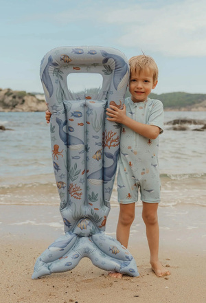 Little Dutch Flytemadrass Ocean World, Blue