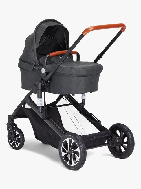 Beemoo Maxi 4 Twin Søskenvogn inkl. Søskensete, Black/Black