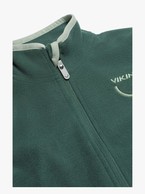 Viking Playtime Fleecejakke, Mørkegrønn/Grønn