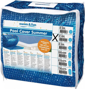 Swim & Fun Pool Cover Summer Ø 4,6m