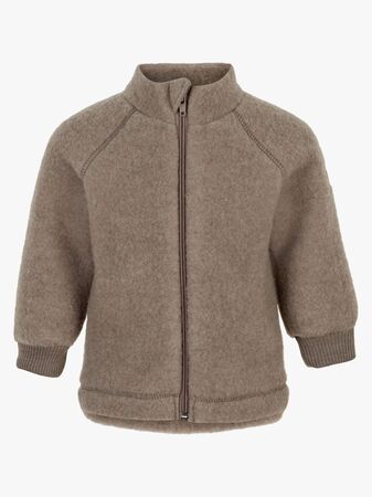 Mikk-Line Fleecejakke Merinoull, Melange Denver