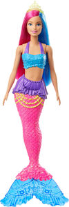 Barbie Dreamtopia Dukke Mermaid, Rosa/Blå