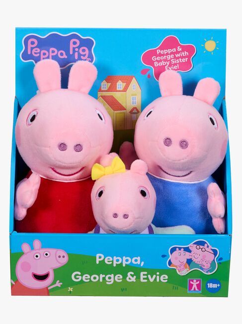 Peppa Gris Kosedyr 3-Pakk
