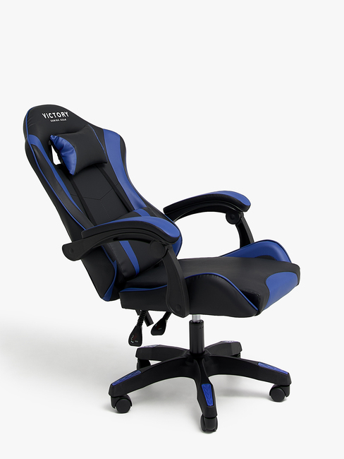 Victory Mission Gaming-stol, svart/blå