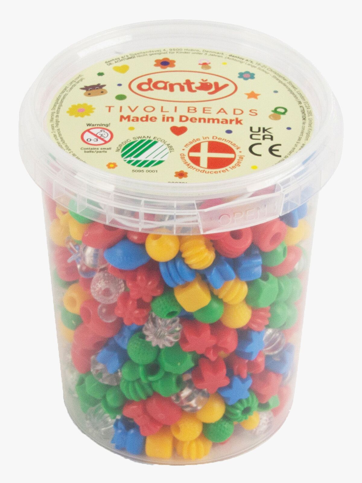 Dantoy Classic Tivoli Perler Large 520 Stk