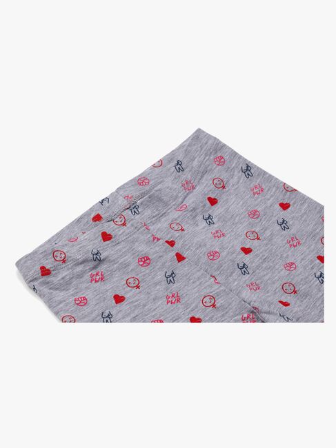 Luca & Lola Agnese Sykkelbukse 2-Pack, Grey Melange