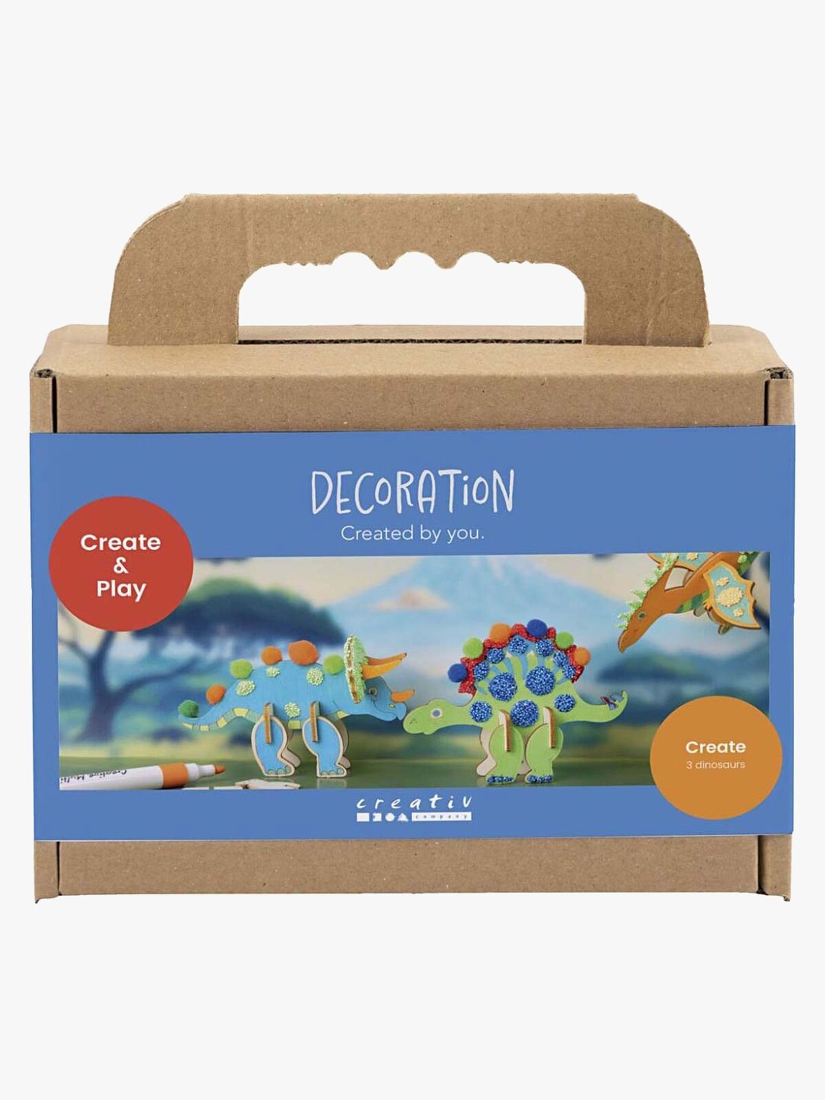 Creativ Company Hobbysett Dinosaurer Mini