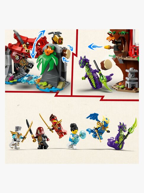 LEGO Ninjago 71857 Action i ninjaenes trehytte