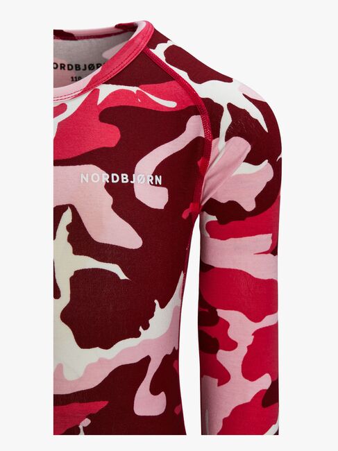 Nordbjørn Verbier Undertøy Bamboo, Camo Pink