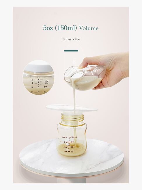 Beemoo CARE Wearable LED Elektrisk Brystpumpe Dobbel