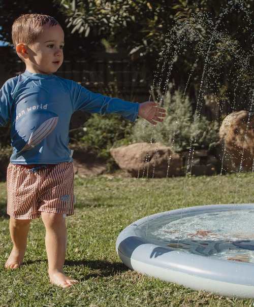 Little Dutch Ocean World Sprinklermatte, Blue