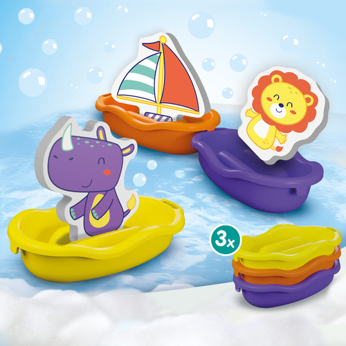 SES Creative Badelekesett Båter med Skumdyr